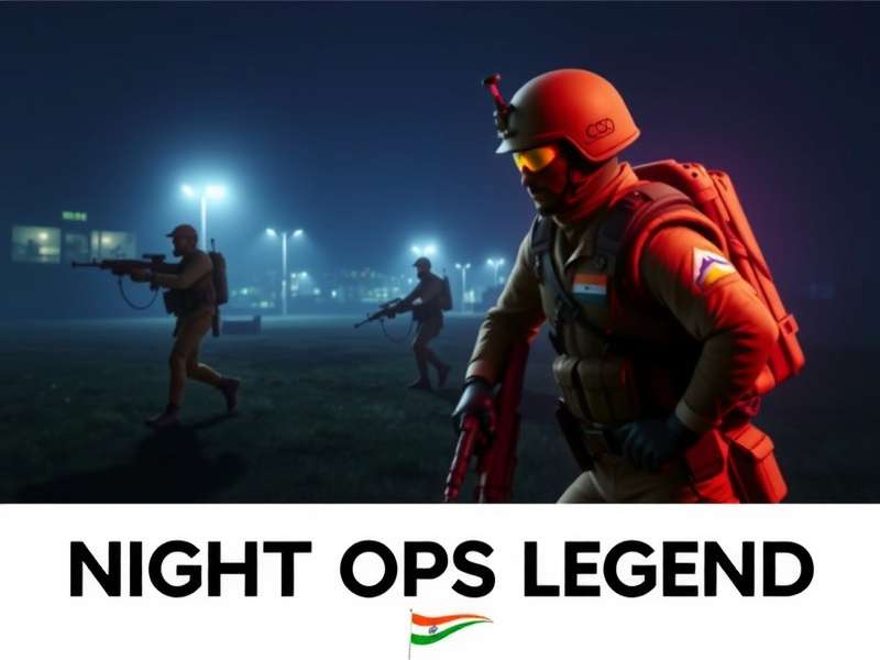 Night Ops Legend game banner showing Indian special forces on night mission